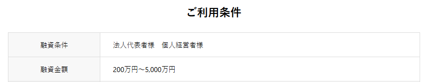 デイリーキャッシングのビジネスローン利用条件は法人と個人経営者